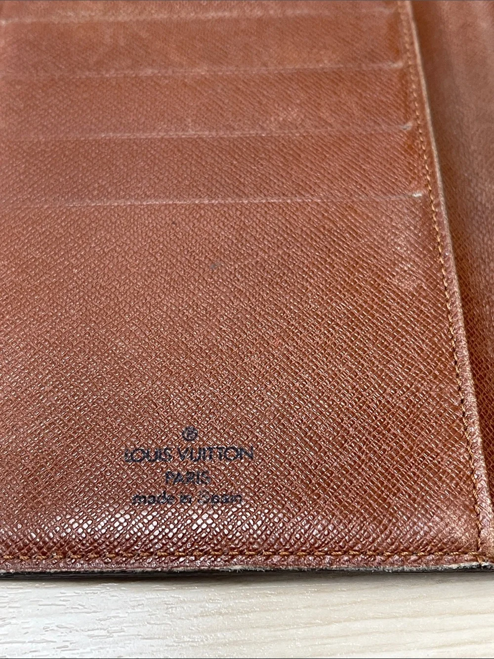 Louis Vuitton Vintage Monogram Card /Passport Holder EUC With COA
